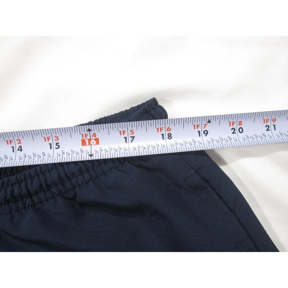 Y2K Vtg Nike Team Track Pants Navy Blue Women's XXL Windbreaker Active (MP534) - Picture 6 of 7